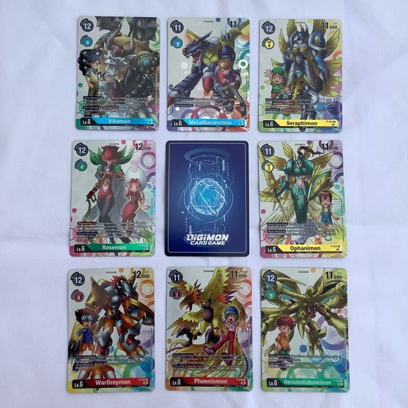 Digimon 2020 Characters and Their Mega Form Digimon Cards - Picture 2 of 13